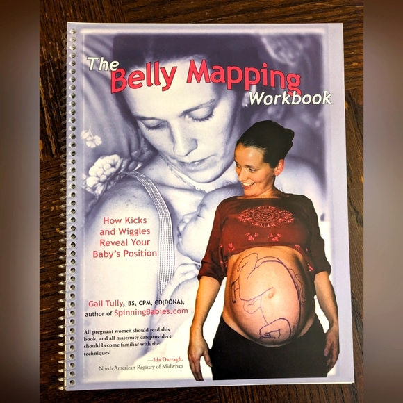Mint condition, spiral bound Belly Mapping Workbook from Spinning Babies - Picture 1 of 1